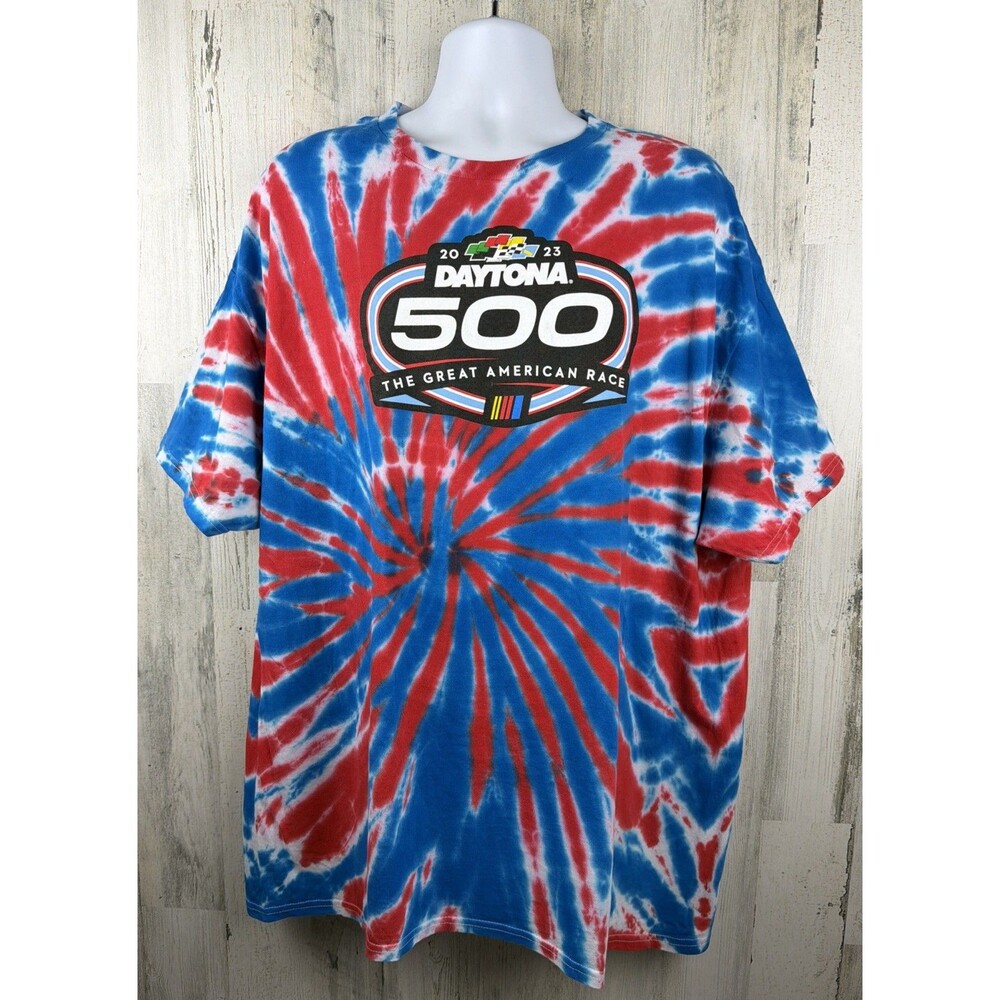 NASCAR 2023 Daytona 500 Racing Official Merchandise Tie Dye T-Shirt 3XL